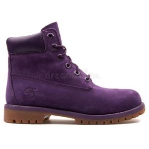 Size 7 Women’s purple suede Timberlands